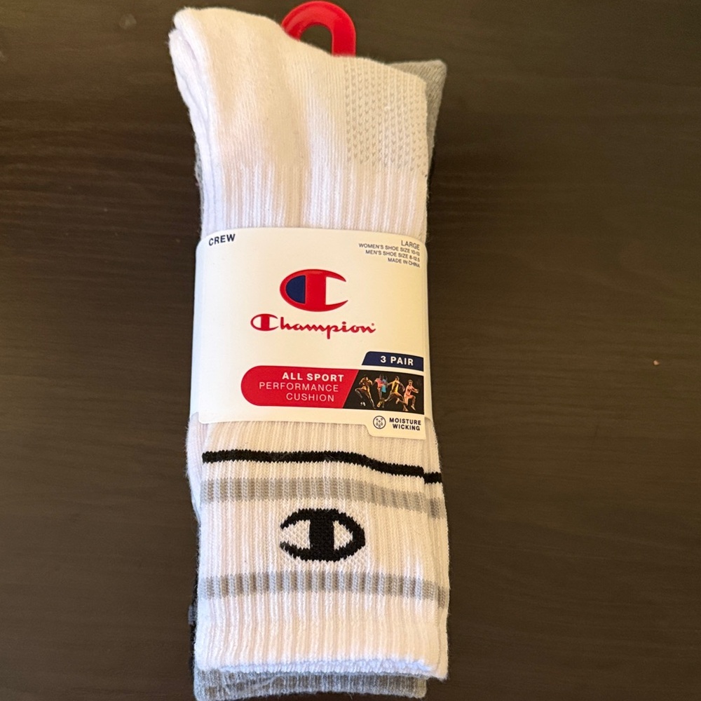 New in package champion brand socks